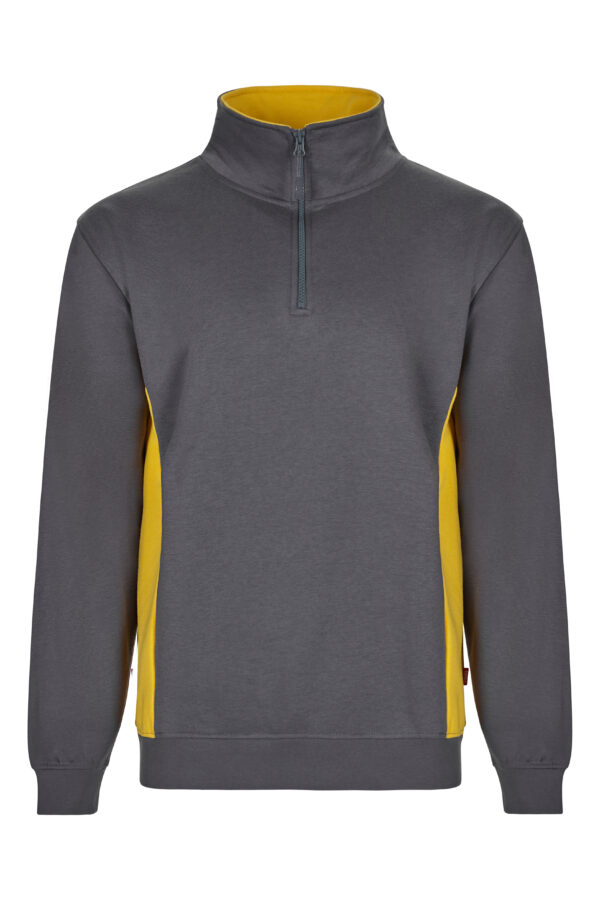 Sudadera Bicolor Cremallera