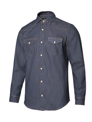 Camisa Denim ML Hombre