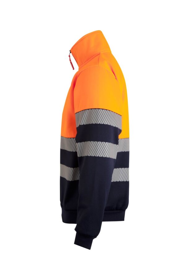 Sudadera Bicolor Cremallera RS